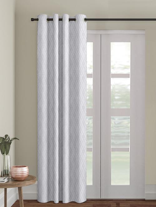 stylish and attractive self design curtains - pack of 1 - 19780564 - Very Small Image - 1