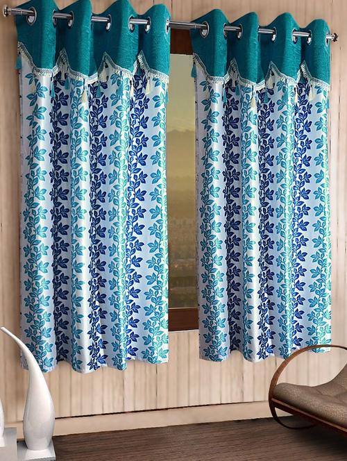 cortina designer eyelet printed home curtains - 19780716 - Very Small Image - 1