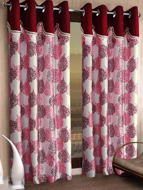 pack of 2 printed door curtain - 19780732 - Very Small Image - 1