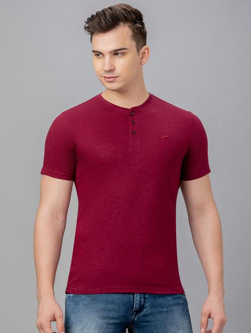 men solid short sleeve t-shirt - 19781401 - Very Small Image - 1