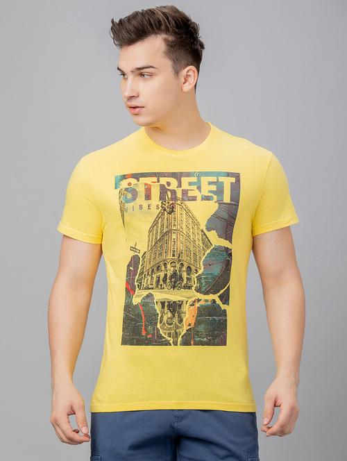 round neck printed t-shirt - 19781446 - Very Small Image - 1