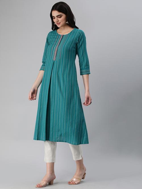 women's a-line kurta - 19783759 - Very Small Image - 1