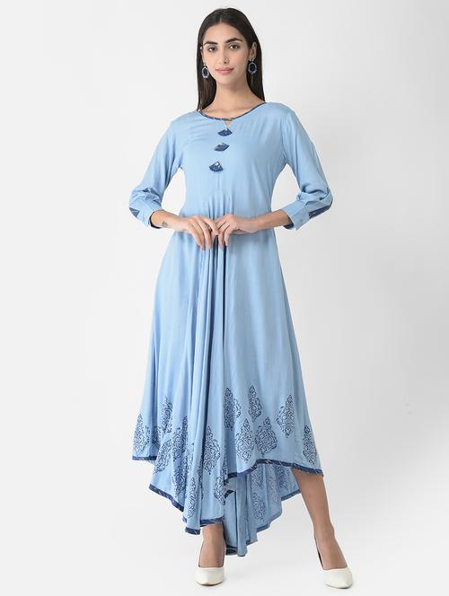 women's asymmetric kurta - 19784892 - Very Small Image - 1