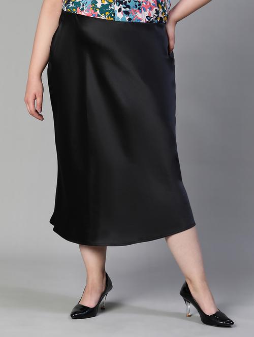 black solid pencil skirt - 19795467 - Very Small Image - 1