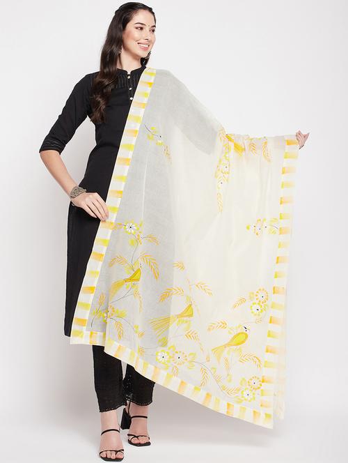 hand painted dupatta - 19795980 - Very Small Image - 1