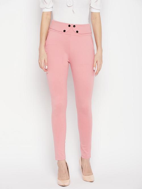 women solid viscose jegging - 19796111 - Very Small Image - 1