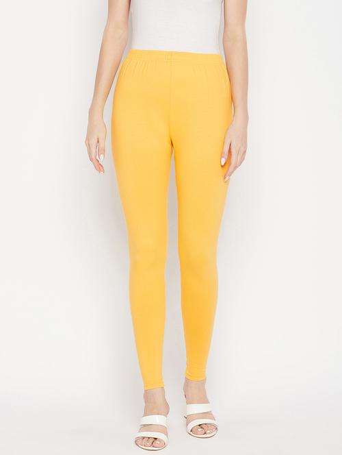 yellow cotton leggings - 19796135 - Very Small Image - 1