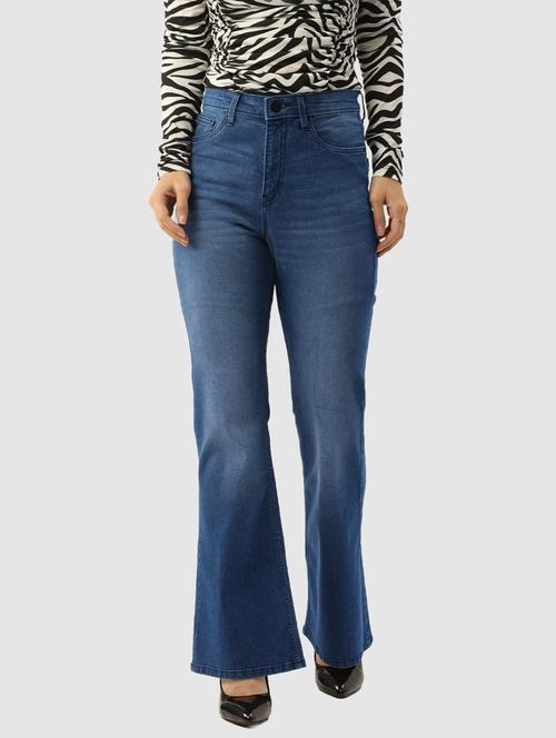 women's plain bootcut jeans - 19796354 - Very Small Image - 1