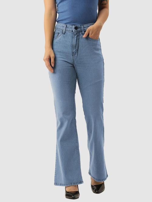 women's plain bootcut jeans - 19796355 - Very Small Image - 1