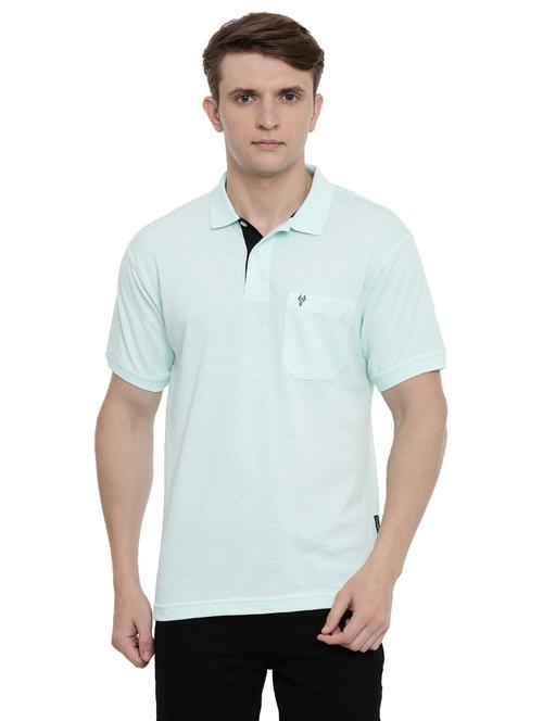 men solid cotton polo t-shirt  - 19803840 - Very Small Image - 1