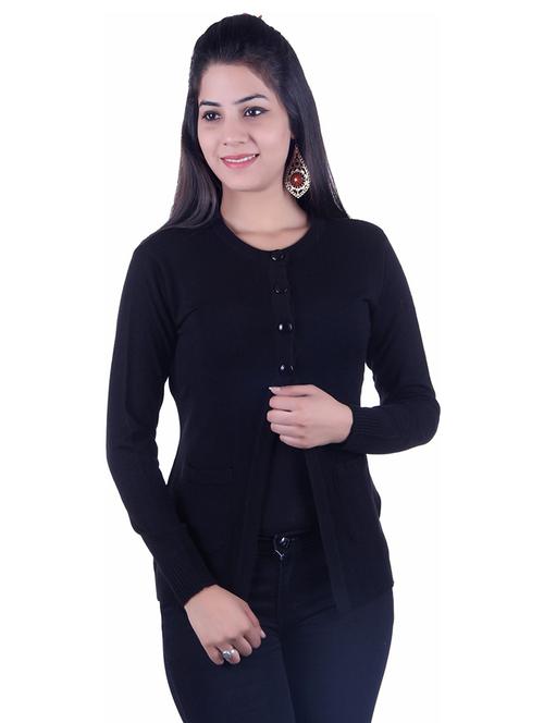 black acrylic shrug - 19804099 - Very Small Image - 1