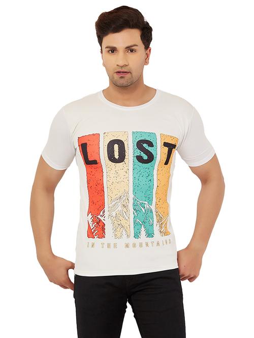 round neck printed regular t-shirt - 19805171 - Very Small Image - 1