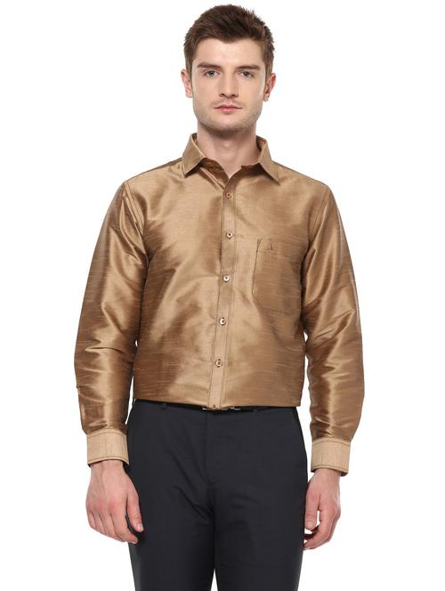 mens solid casual shirt - 19807887 - Very Small Image - 1