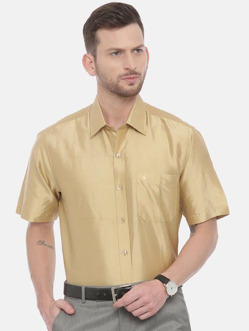 mens solid casual shirt - 19808006 - Very Small Image - 1