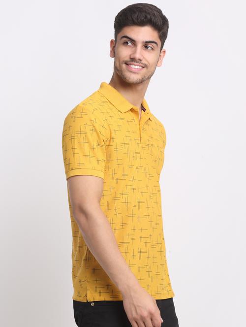 printed polo neck t-shirt - 19808122 - Very Small Image - 1