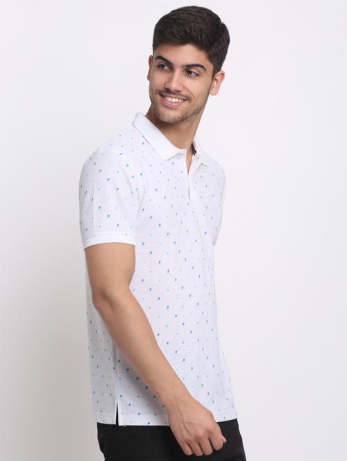 printed polo neck t-shirt - 19808127 - Very Small Image - 1