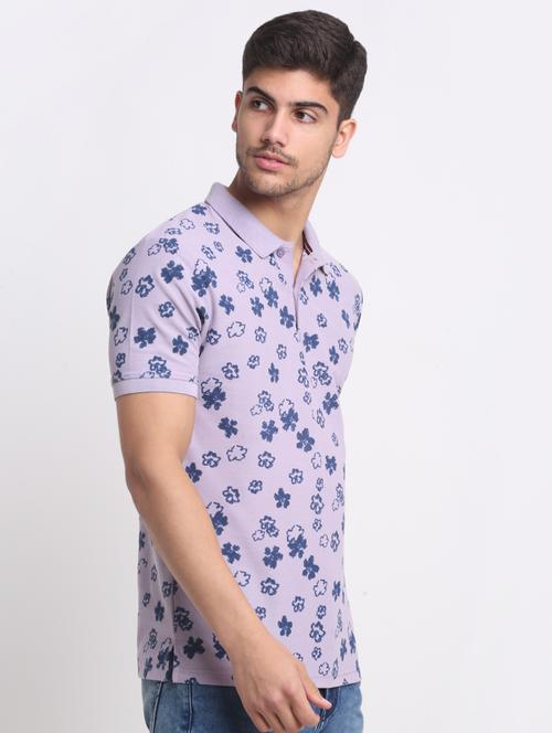 printed polo neck t-shirt - 19808154 - Very Small Image - 1