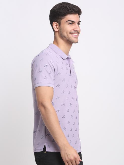 printed polo neck t-shirt - 19808155 - Very Small Image - 1