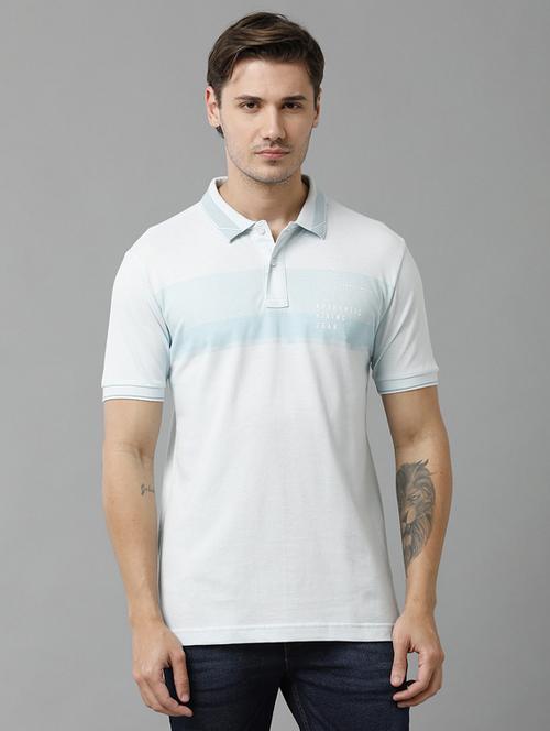 polo neck striped t shirt - 19808271 - Very Small Image - 1