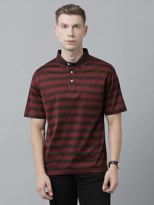 polo neck striped t-shirt - 19808300 - Very Small Image - 1