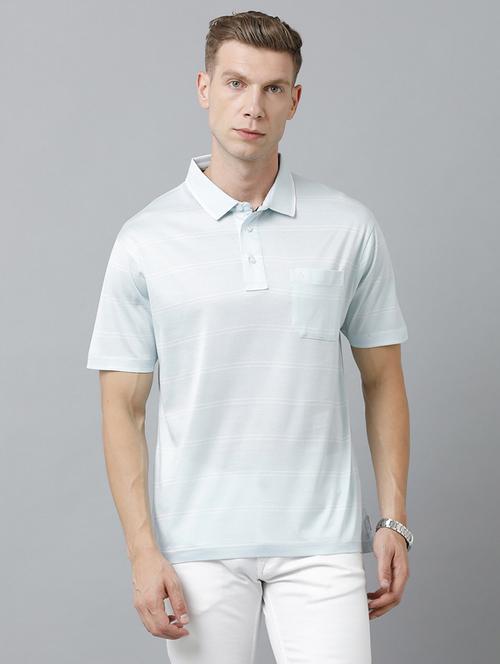 polo neck striped t-shirt - 19808302 - Very Small Image - 1