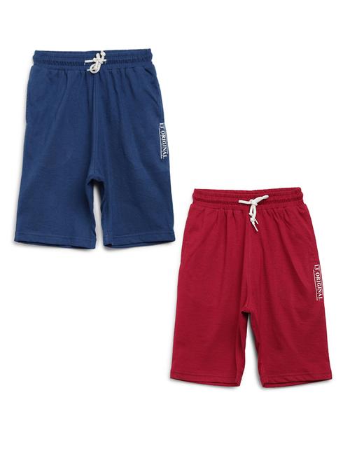 set of 2 cotton blend shorts - 19808751 - Very Small Image - 1