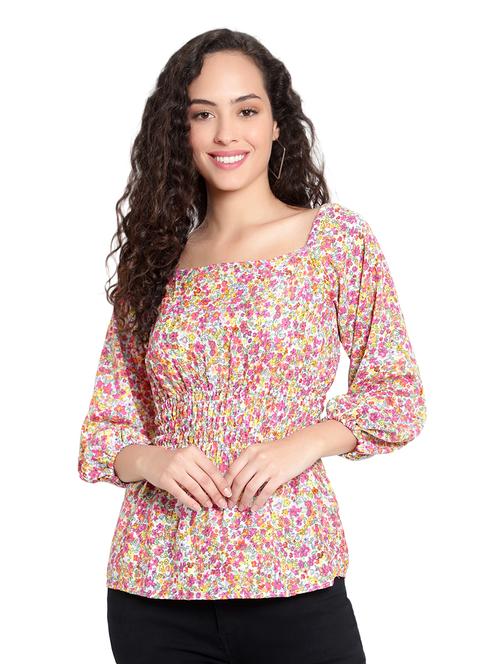 women's straight square neck top - 19811319 - Very Small Image - 1