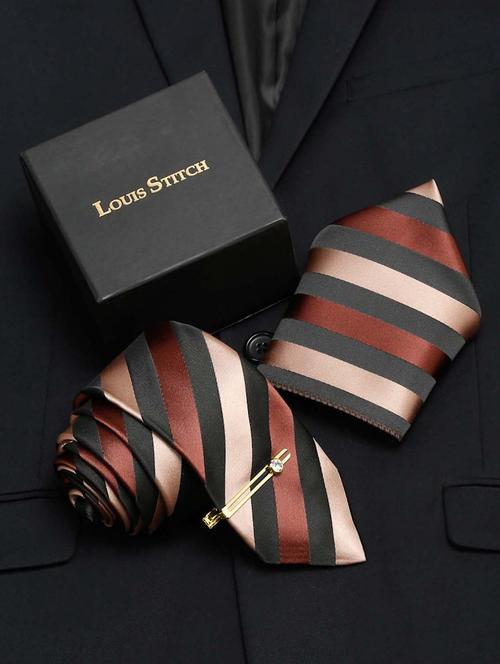 louis stitch mens necktie suit accessories set  - 19812533 - Very Small Image - 1