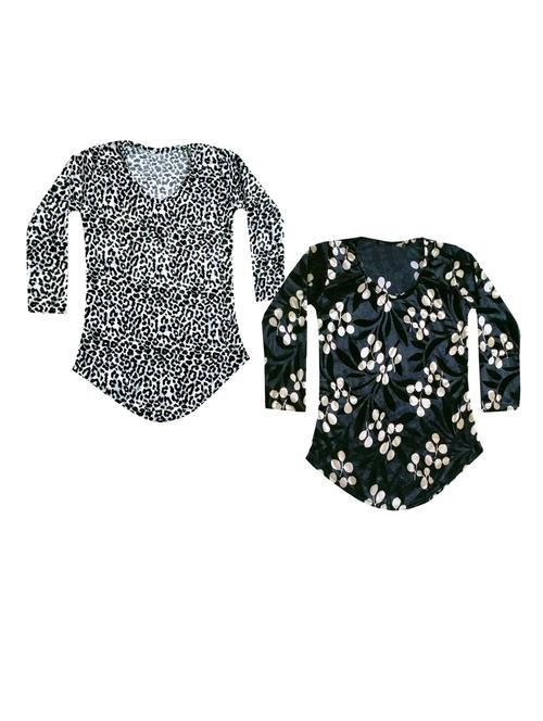 pack of 2 multi colored printed regular top - 19813160 - Very Small Image - 1