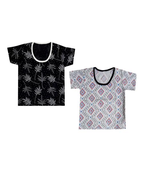 pack of 2 multi colored printed crop top  - 19813199 - Very Small Image - 1