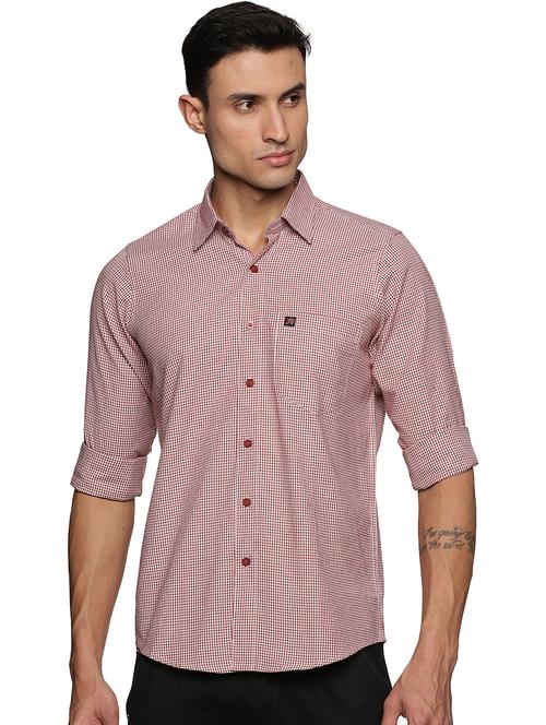 mens checks casual shirt - 19813914 - Very Small Image - 1