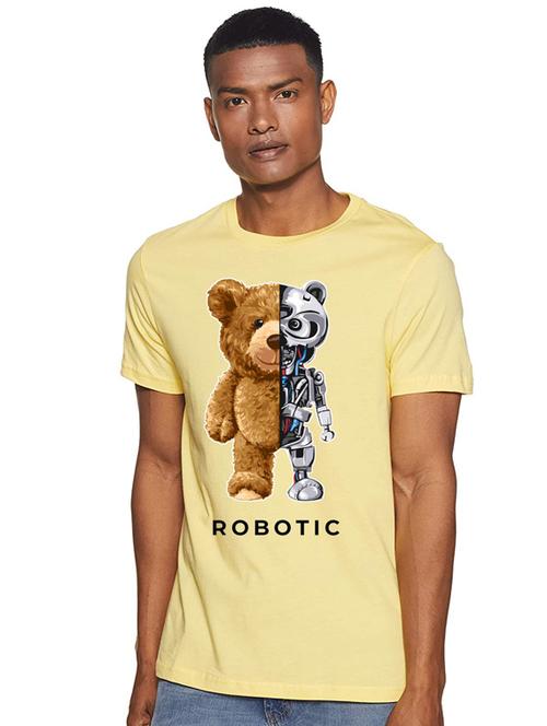 men printed round neck t-shirt - 19814100 - Very Small Image - 1