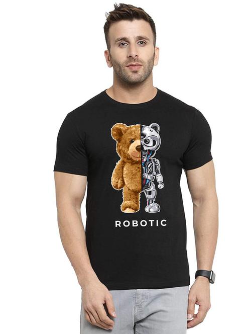 printed round neck regular t-shirt - 19814109 - Very Small Image - 1