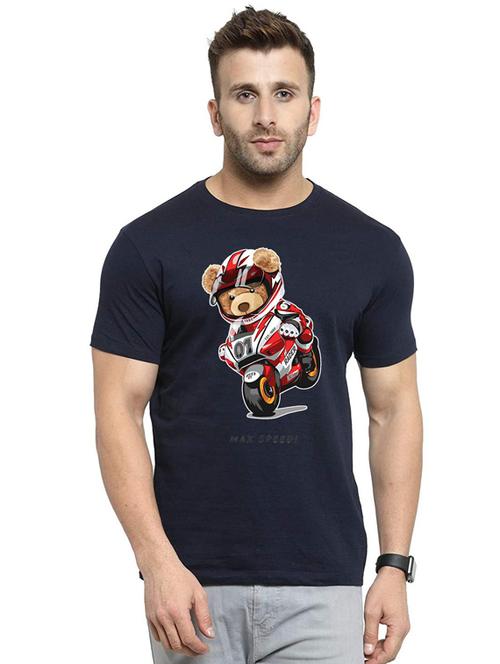 printed round neck regular t-shirt - 19814121 - Very Small Image - 1