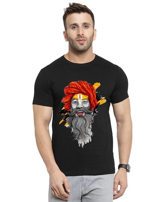 printed round neck regular t-shirt - 19814141 - Very Small Image - 1