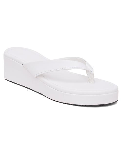 white t-strap wedges - 19815279 - Very Small Image - 1