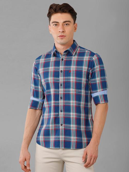 mens checks casual shirt - 19816176 - Very Small Image - 1
