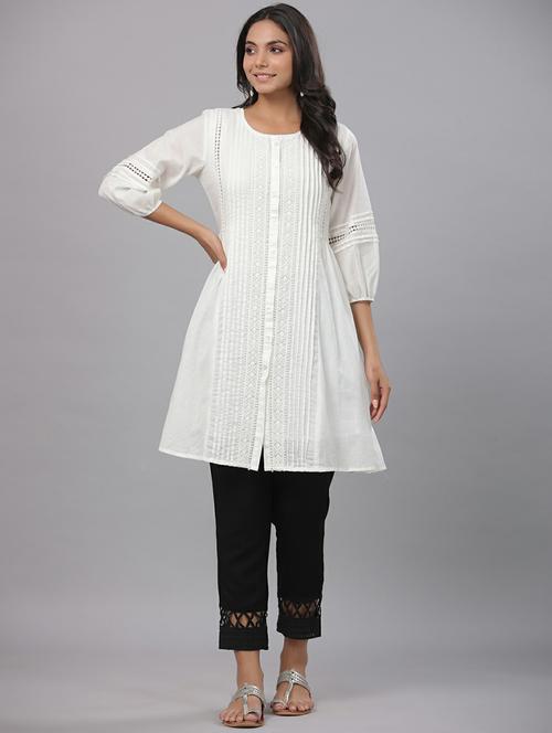 women's front slit kurta - 19818854 - Very Small Image - 1