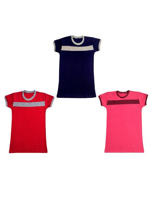 pack of 3 round neck t-shirts - 19822885 - Very Small Image - 1