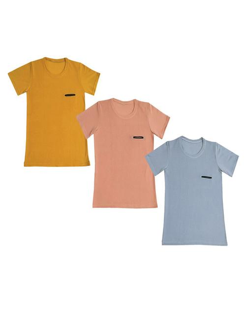 pack of 3 round neck t-shirts - 19823017 - Very Small Image - 1