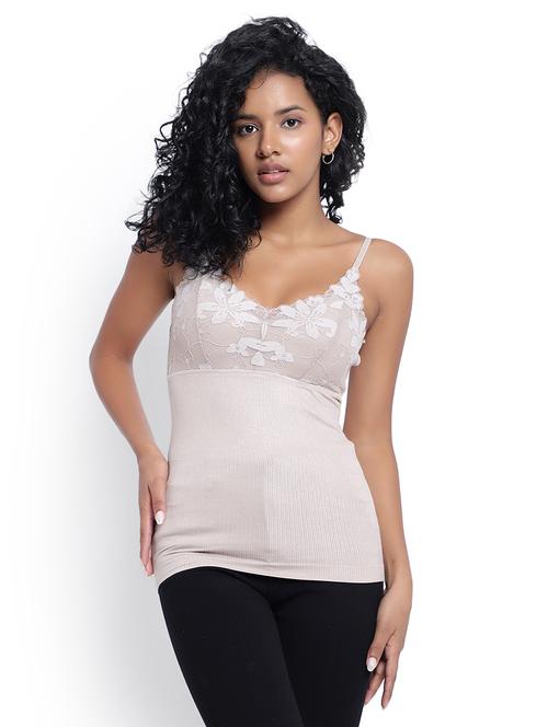 beige polyester camisole - 19825361 - Very Small Image - 1