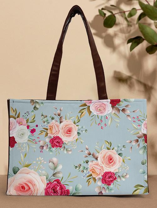 multi colored canvas regular tote - 19825444 - Very Small Image - 1