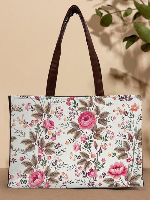 multi colored canvas regular tote - 19825458 - Very Small Image - 1