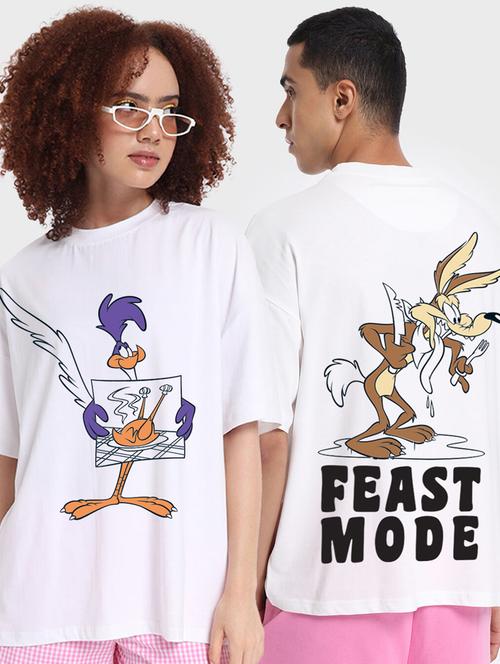 set of 2 crew neck graphic print t-shirt - 19826429 - Very Small Image - 1