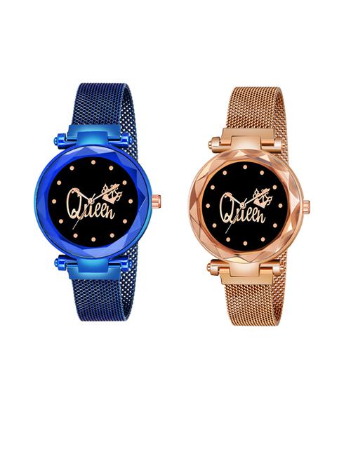 niyatinx women's analog watch combo - 19827882 - Very Small Image - 1