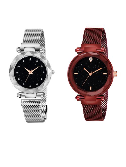 pack of 2 niyatinx women's analog watch - 19828135 - Very Small Image - 1