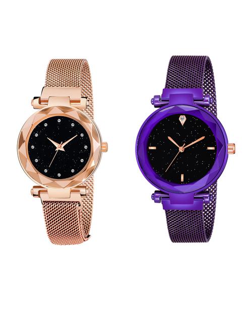 pack of 2 niyatinx women's analog watch - 19828152 - Very Small Image - 1