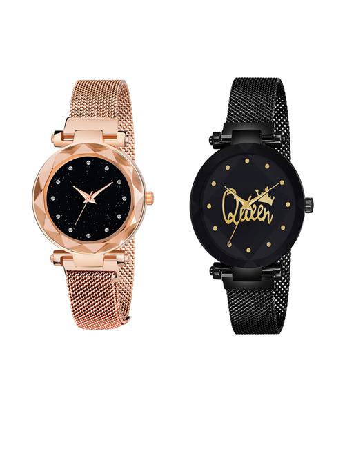 pack of 2 niyatinx women's analog watch - 19828153 - Very Small Image - 1