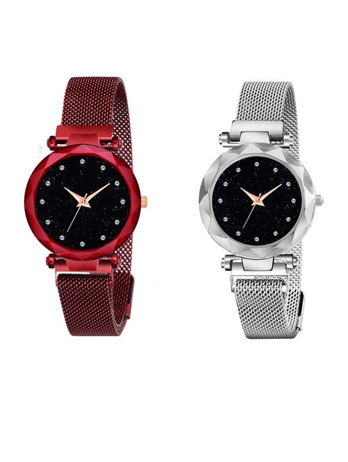 pack of 2 niyatinx women's analog watch - 19828166 - Very Small Image - 1