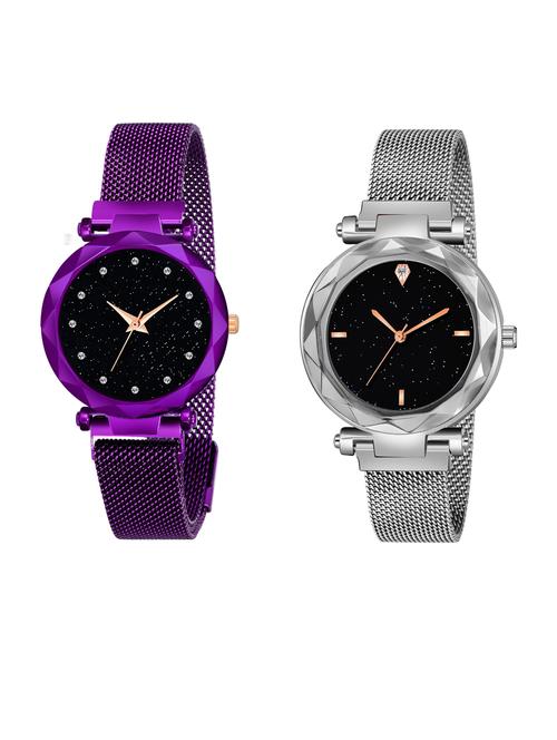 pack of 2 niyatinx women's analog watch - 19828195 - Very Small Image - 1